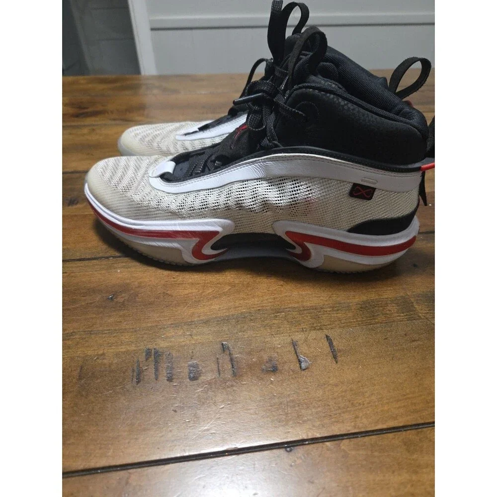 Air Jordan 36 Psychic Energy White Black Red Men's Size 10 CZ2650100 No Box